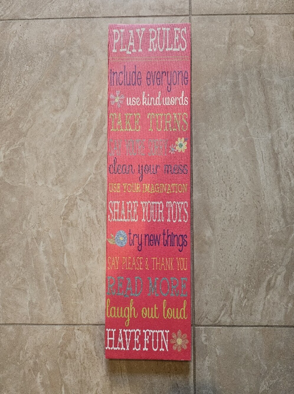 Kids Wall Hanging Canvas